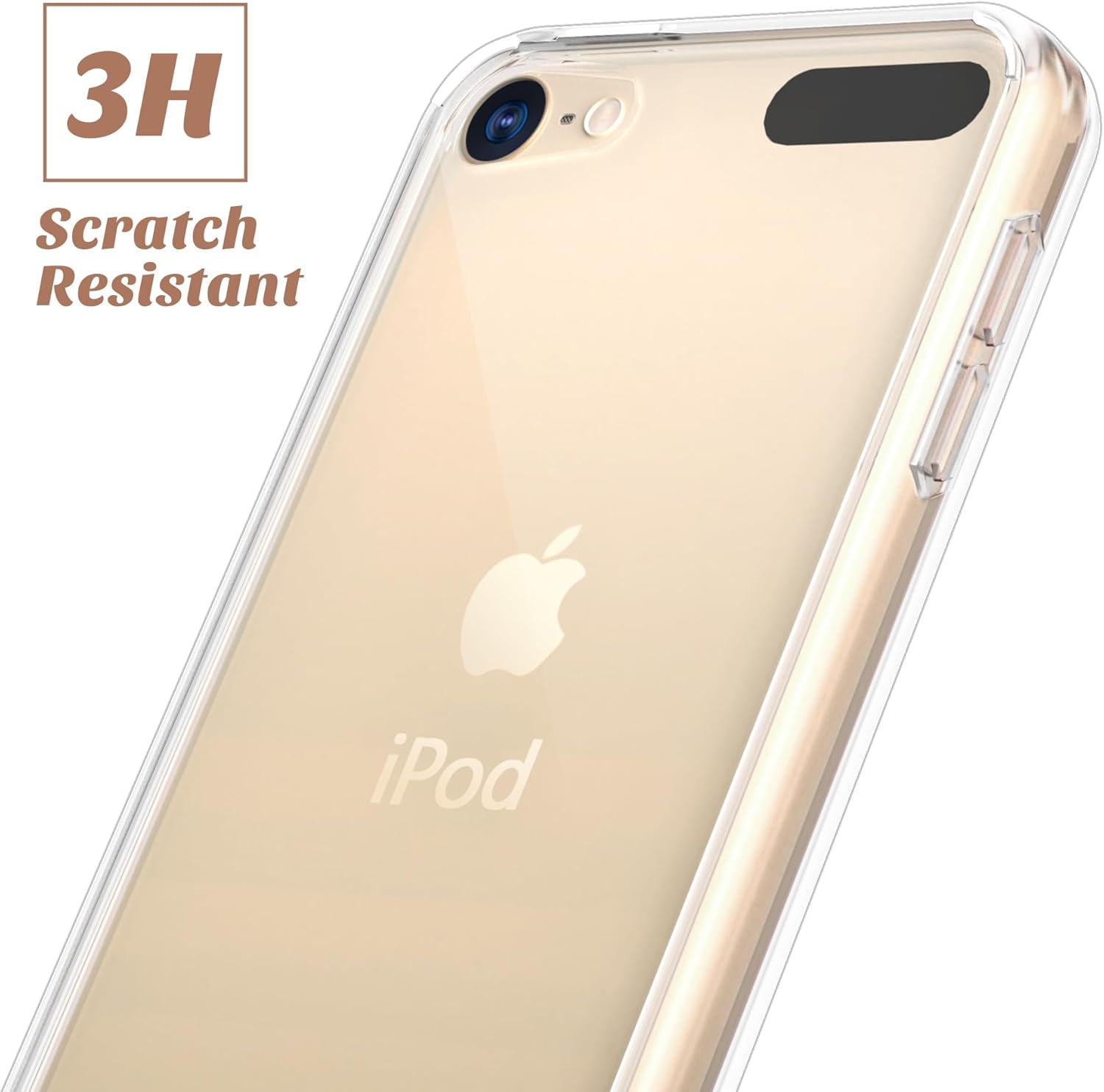 Case for Ipod Touch 7/6/5 with 2HD Screen Protectors, Clear