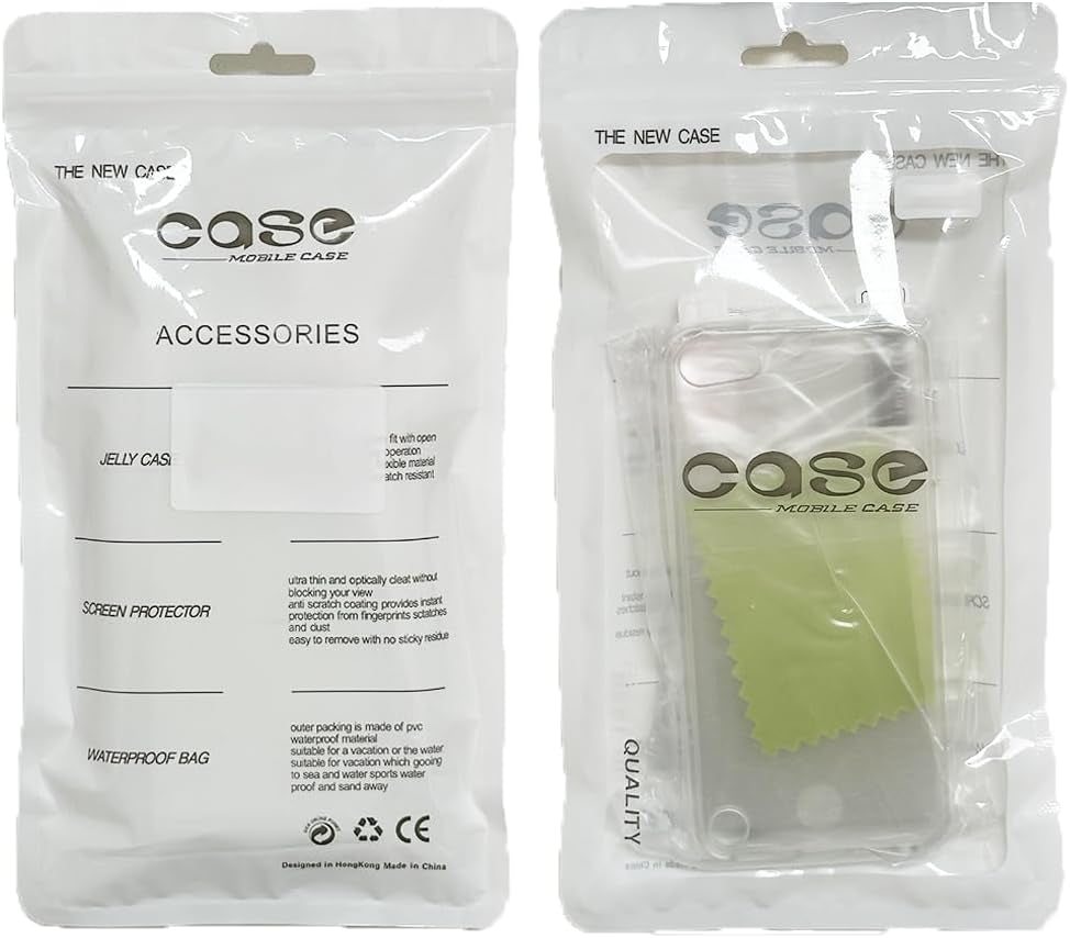 Case for Ipod Touch 7/6/5 with 2HD Screen Protectors, Clear