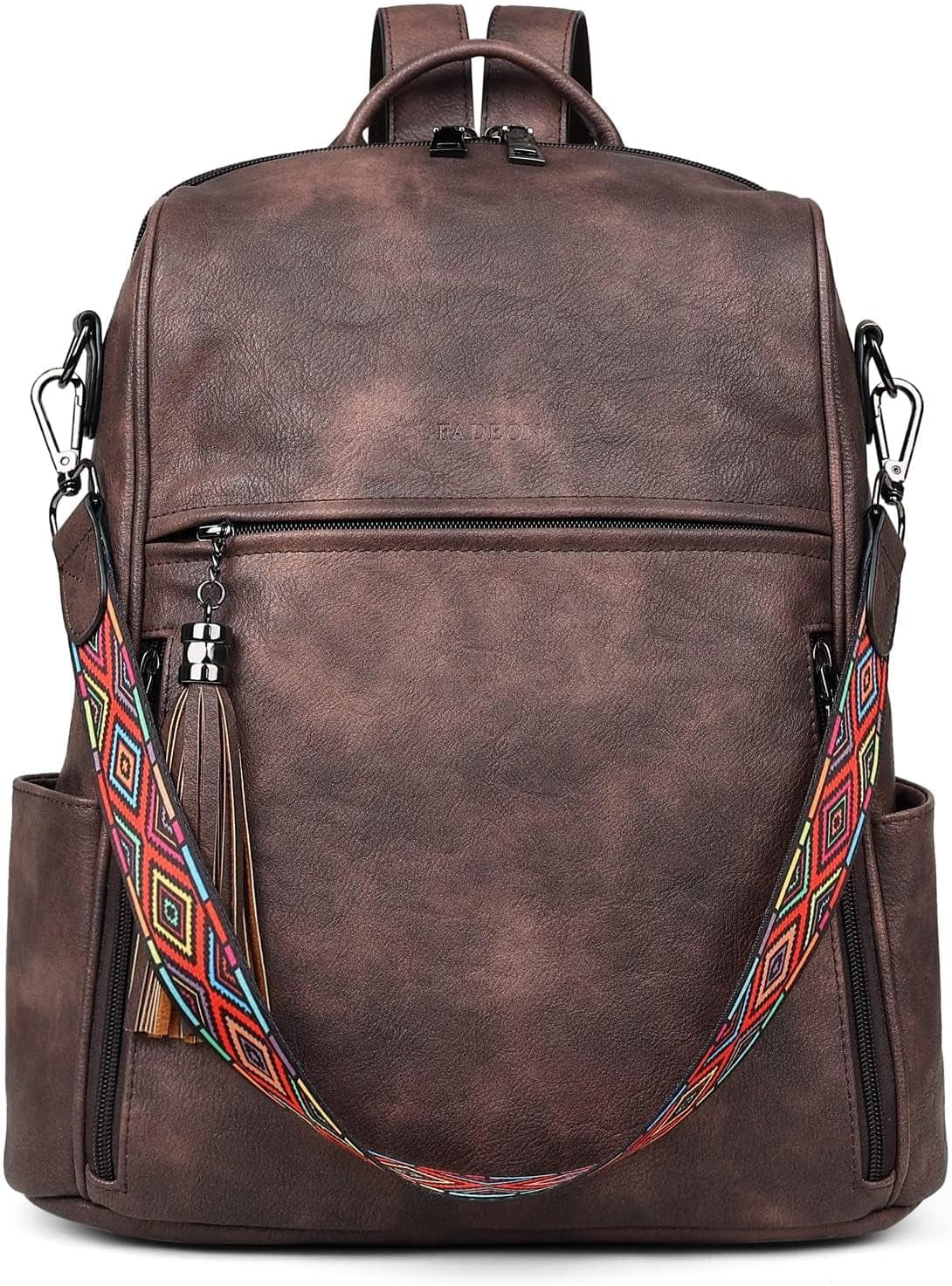 Leather Backpack for Women, 13 Inch, Travel Work Bag