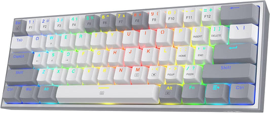 K617 Wired 60% Compact Hot-Swap RGB Gaming Mechanical Keyboard